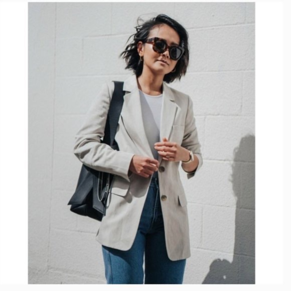 Everlane Cream Blazer